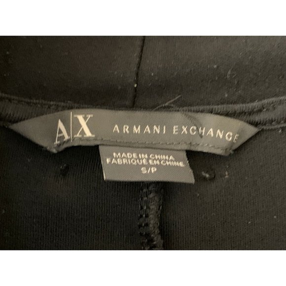 A/X Armani Exchange Side Full Zip Black Sweater Jacket Womens Small - Picture 5 of 5